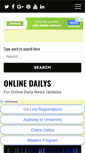 Mobile Screenshot of onlinedailys.com